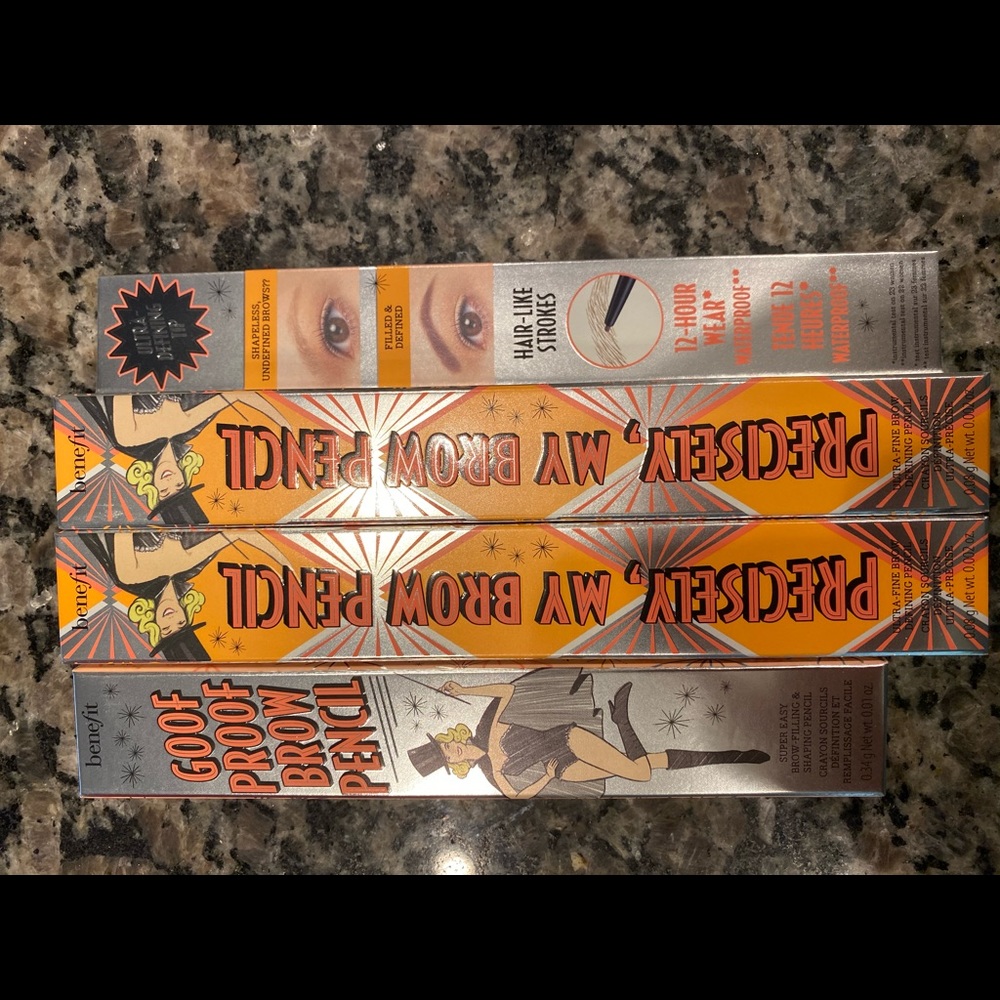 (SOLD) Benefit cosmetics full sized brow pencils